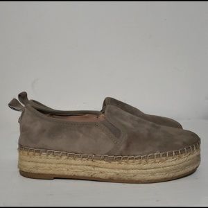 Sam Edelman Suede Espadrilles. Grey in color. Sz 4